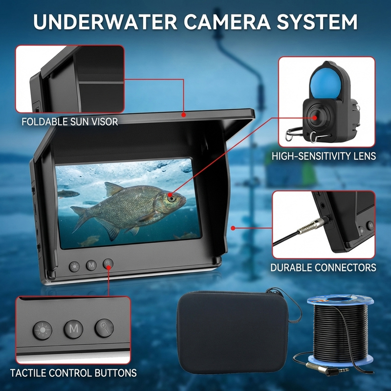 Câmera de Pesca Subaquática co - Fish Finder Case avaliação e preço
